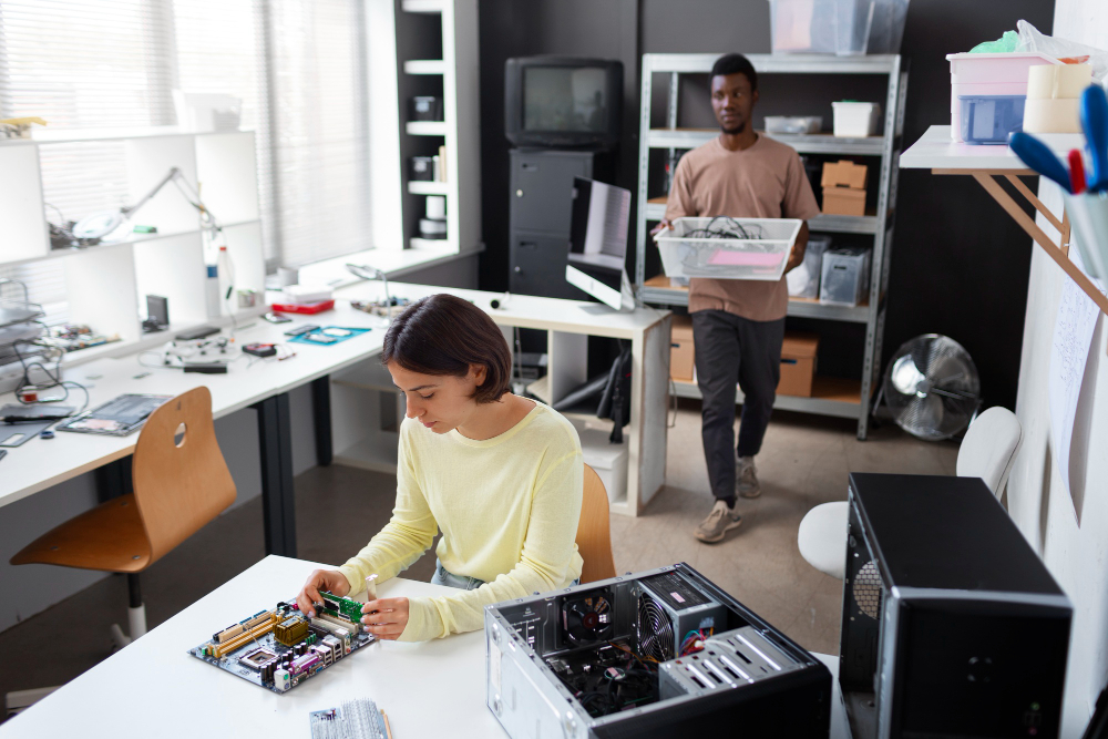 Vakrtunda Infotech office - professional IT workspace